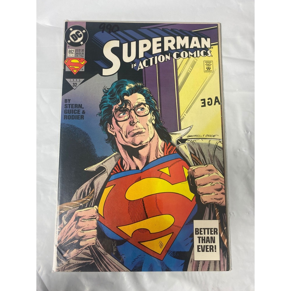 DC Superman in Action Comics #692 Oct 1993 Stern Guice Rodier Modern Age DC‎